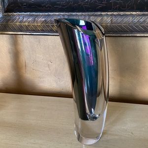 Beautiful Kosta Boda free blown glass vase